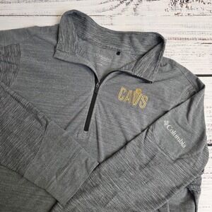 Columbia Golf Omni-Wick Catch It Thin 1/4 Zip Pullover XL‎ Gray Cleveland Cavs